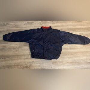 Vintage Nike Jacket Mens Medium Blue Windbreaker Full Zip Vented